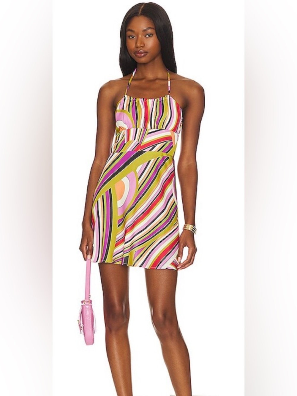 RESA Jax Multicolor Striped Mini Dress - Size XL